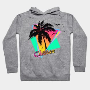 Chillax Palm with Birds Hoodie